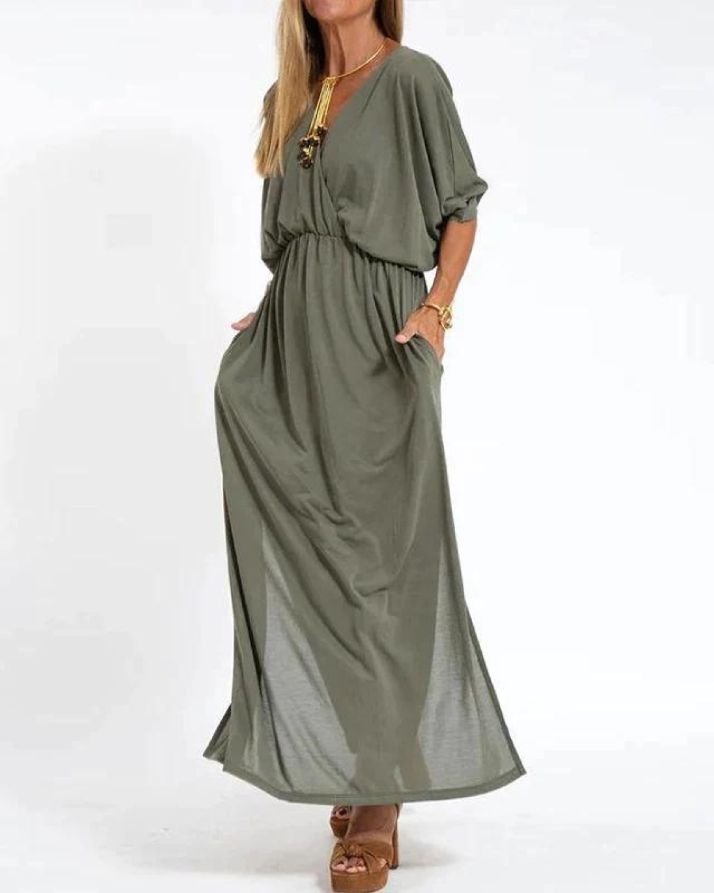 Leilani – sukienka maxi w stylu vintage