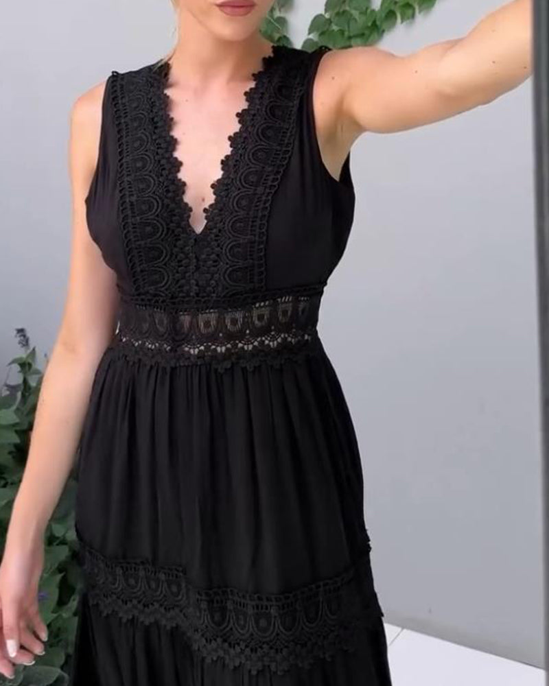 Hallie - Elegancka sukienka z koronką