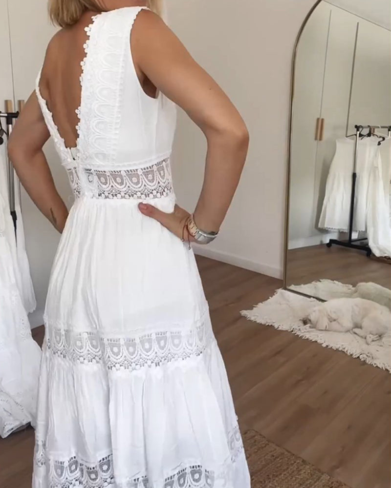 Hallie - Elegancka sukienka z koronką